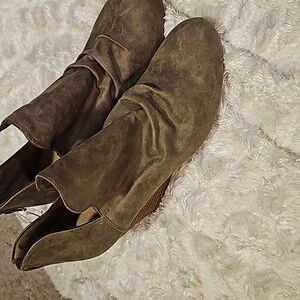 Brand new ankle boots, wedge heels